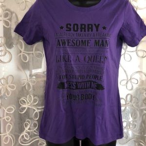 New Next level purple T-shirt size small